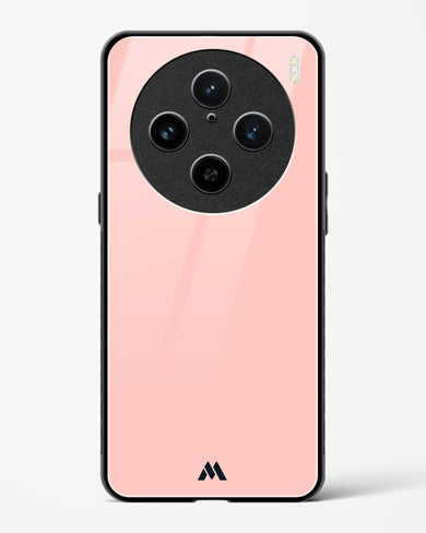 Salmon Pink Glass Case Phone Cover (Vivo)