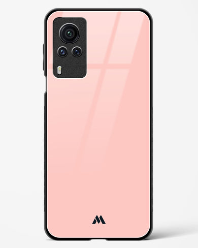 Salmon Pink Glass Case Phone Cover-(Vivo)