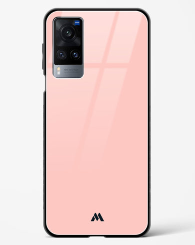 Salmon Pink Glass Case Phone Cover-(Vivo)