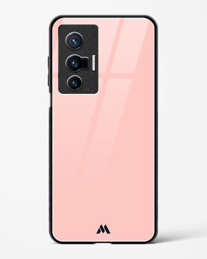 Salmon Pink Glass Case Phone Cover (Vivo)