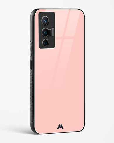 Salmon Pink Glass Case Phone Cover-(Vivo)