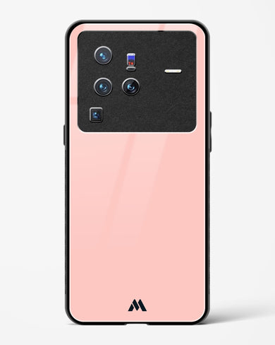 Salmon Pink Glass Case Phone Cover-(Vivo)