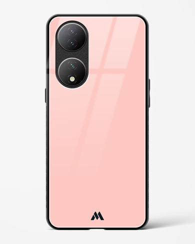 Salmon Pink Glass Case Phone Cover-(Vivo)