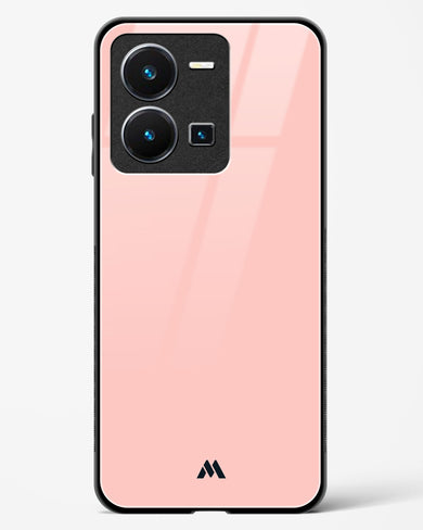 Salmon Pink Glass Case Phone Cover-(Vivo)