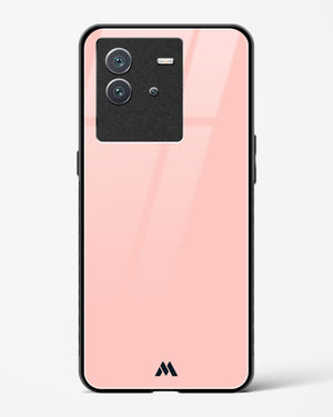 Salmon Pink Glass Case Phone Cover-(Vivo)