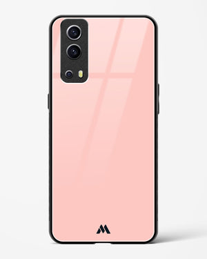 Salmon Pink Glass Case Phone Cover (Vivo)