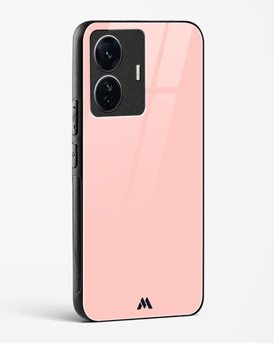 Salmon Pink Glass Case Phone Cover (Vivo)
