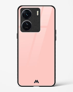 Salmon Pink Glass Case Phone Cover (Vivo)