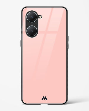 Salmon Pink Glass Case Phone Cover (Vivo)