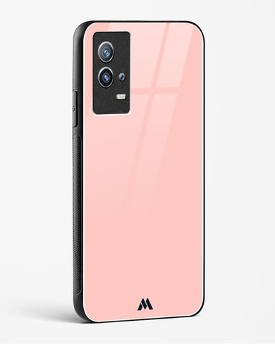 Salmon Pink Glass Case Phone Cover-(Vivo)