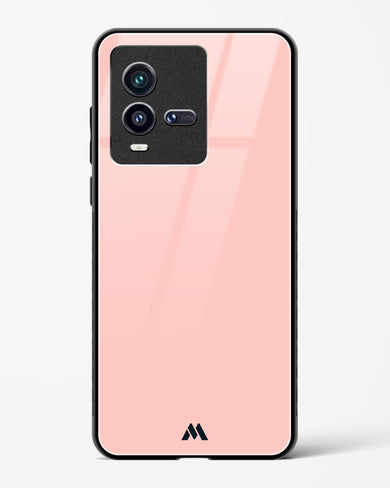 Salmon Pink Glass Case Phone Cover-(Vivo)