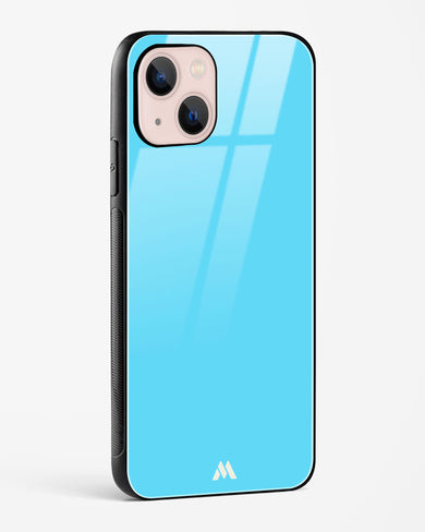 Electric Blue Rhapsody Glass Case Phone Cover (Apple)