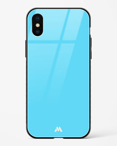 Electric Blue Rhapsody Glass Case Phone Cover (Apple)