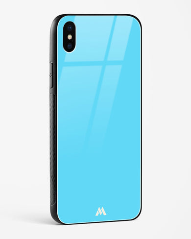 Electric Blue Rhapsody Glass Case Phone Cover (Apple)