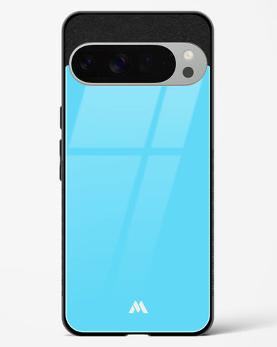 Electric Blue Rhapsody Glass Case Phone Cover (Google)