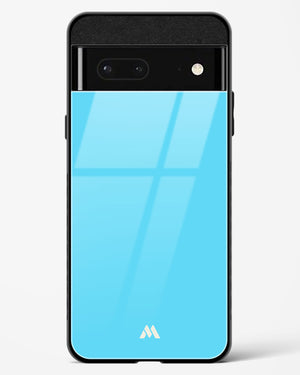Electric Blue Rhapsody Glass Case Phone Cover (Google)