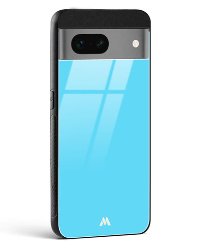 Electric Blue Rhapsody Glass Case Phone Cover (Google)