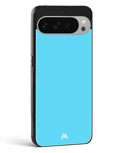 Electric Blue Rhapsody Glass Case Phone Cover (Google)