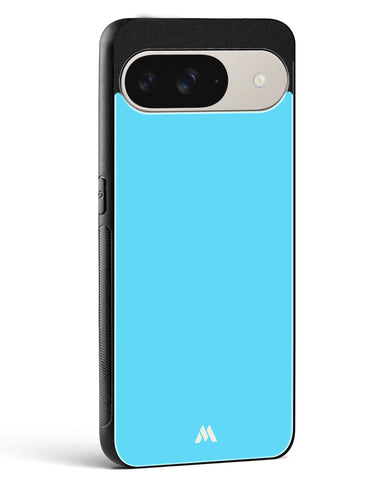 Electric Blue Rhapsody Glass Case Phone Cover (Google)