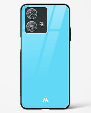 Electric Blue Rhapsody Glass Case Phone Cover-(Motorola)