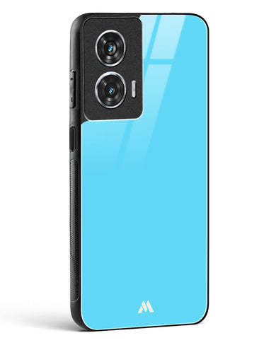 Electric Blue Rhapsody Glass Case Phone Cover (Motorola)