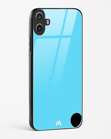 Electric Blue Rhapsody Glass Case Phone Cover (Nothing)