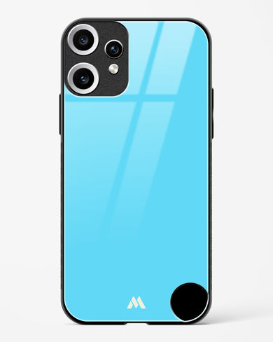 Electric Blue Rhapsody Glass Case Phone Cover (Nothing)