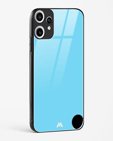 Electric Blue Rhapsody Glass Case Phone Cover (Nothing)