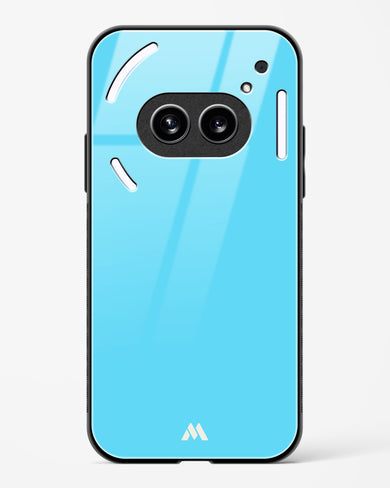 Electric Blue Rhapsody Glass Case Phone Cover (Nothing)