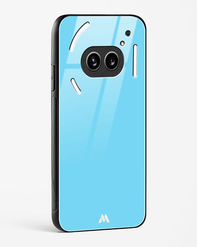 Electric Blue Rhapsody Glass Case Phone Cover (Nothing)