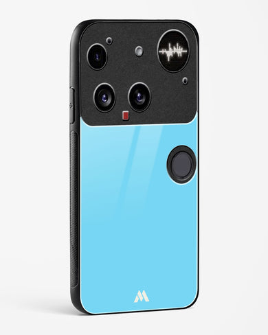 Electric Blue Rhapsody Glass Case Phone Cover (Nothing)