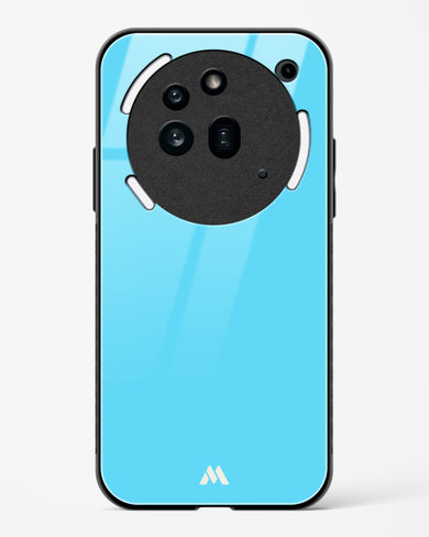 Electric Blue Rhapsody Glass Case Phone Cover (Nothing)