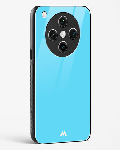 Electric Blue Rhapsody Glass Case Phone Cover (Oppo)