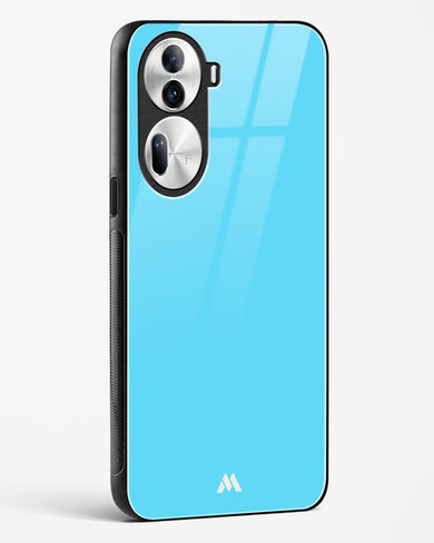 Electric Blue Rhapsody Glass Case Phone Cover (Oppo)