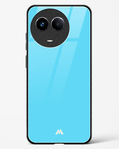 Electric Blue Rhapsody Glass Case Phone Cover (Realme)