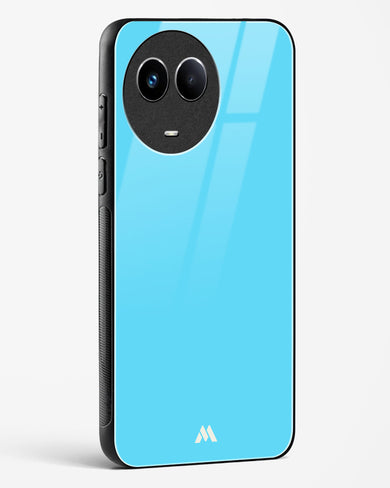 Electric Blue Rhapsody Glass Case Phone Cover (Realme)