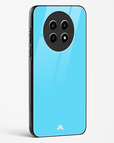 Electric Blue Rhapsody Glass Case Phone Cover (Realme)