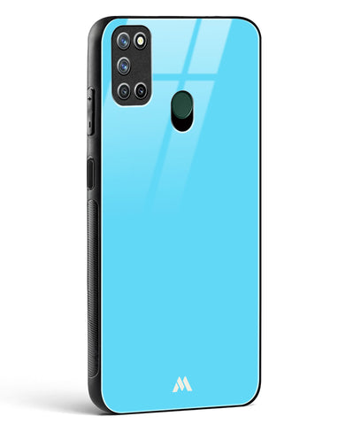Electric Blue Rhapsody Glass Case Phone Cover (Realme)