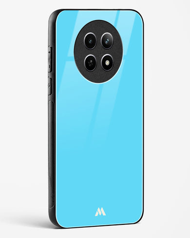 Electric Blue Rhapsody Glass Case Phone Cover (Realme)