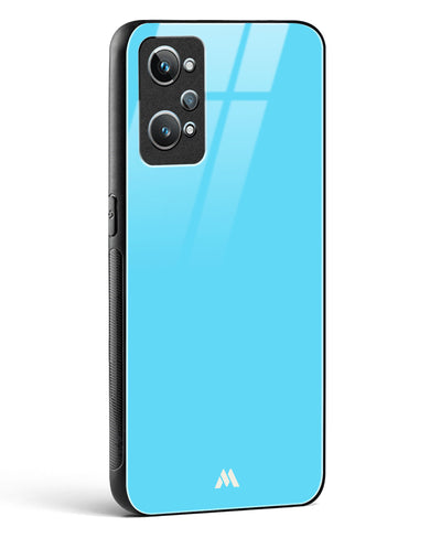 Electric Blue Rhapsody Glass Case Phone Cover (Realme)