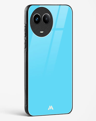 Electric Blue Rhapsody Glass Case Phone Cover (Realme)