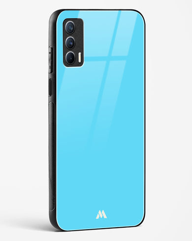 Electric Blue Rhapsody Glass Case Phone Cover-(Realme)