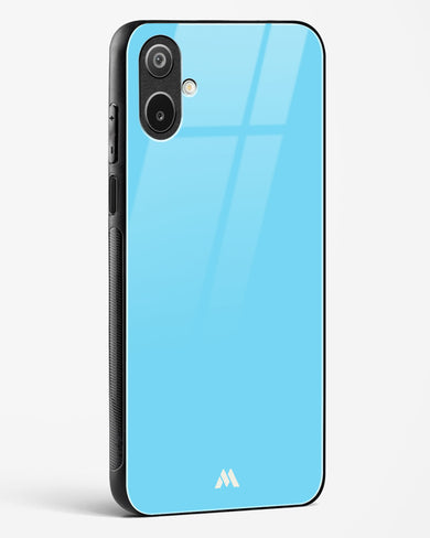 Electric Blue Rhapsody Glass Case Phone Cover (Samsung)