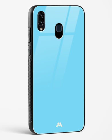 Electric Blue Rhapsody Glass Case Phone Cover (Samsung)