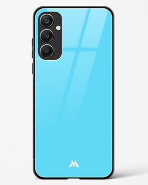Electric Blue Rhapsody Glass Case Phone Cover (Samsung)