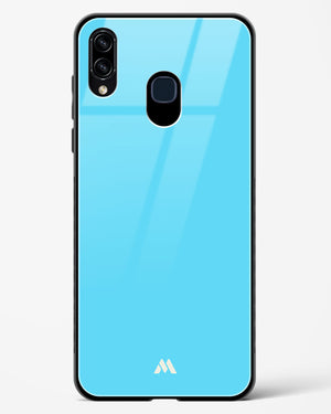 Electric Blue Rhapsody Glass Case Phone Cover (Samsung)