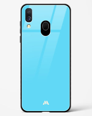 Electric Blue Rhapsody Glass Case Phone Cover (Samsung)