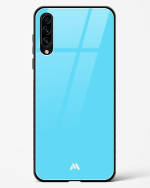 Electric Blue Rhapsody Glass Case Phone Cover (Samsung)