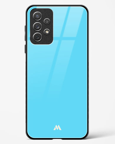 Electric Blue Rhapsody Glass Case Phone Cover (Samsung)