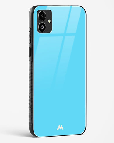 Electric Blue Rhapsody Glass Case Phone Cover-(Samsung)